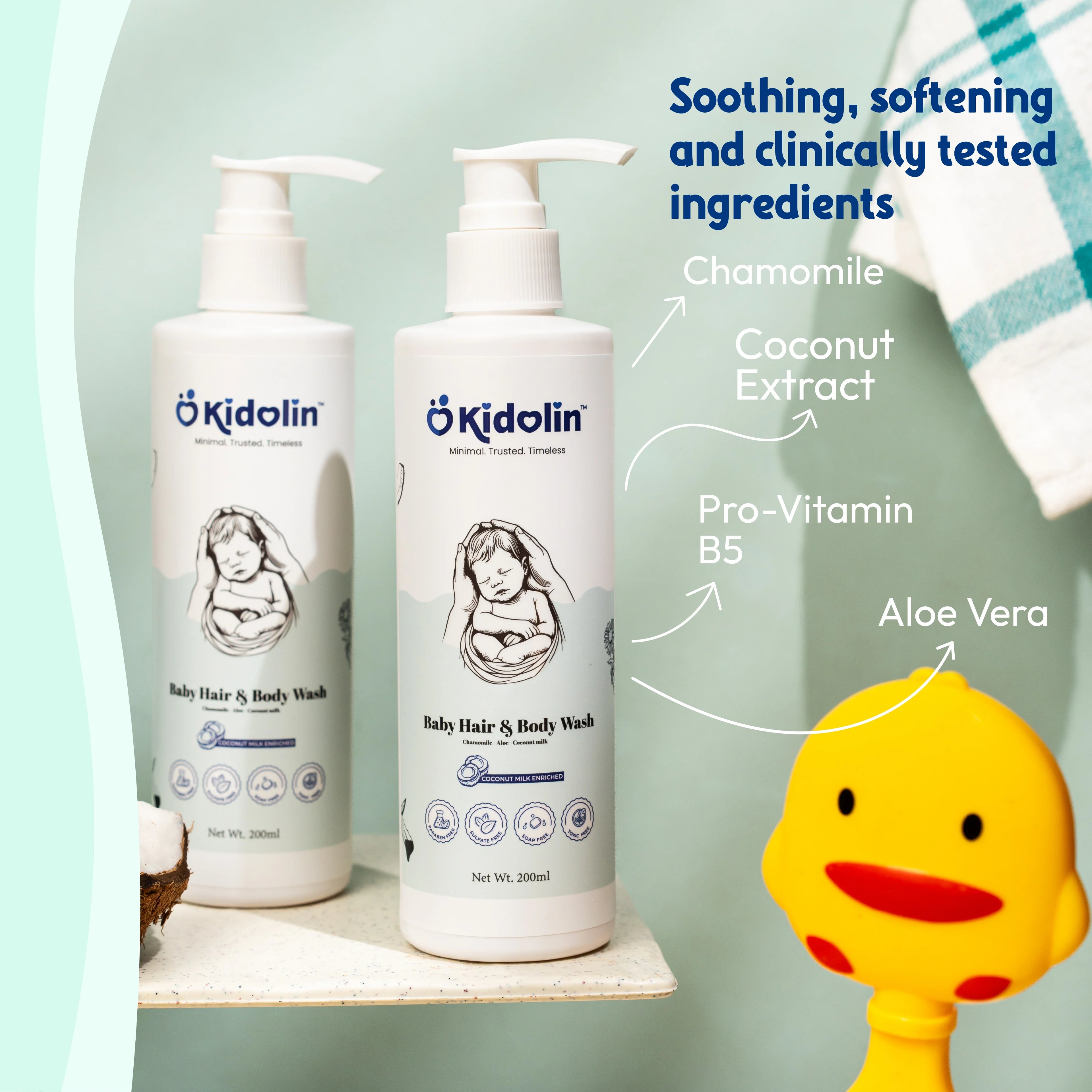 Kidolin Baby Hair And Body Wash