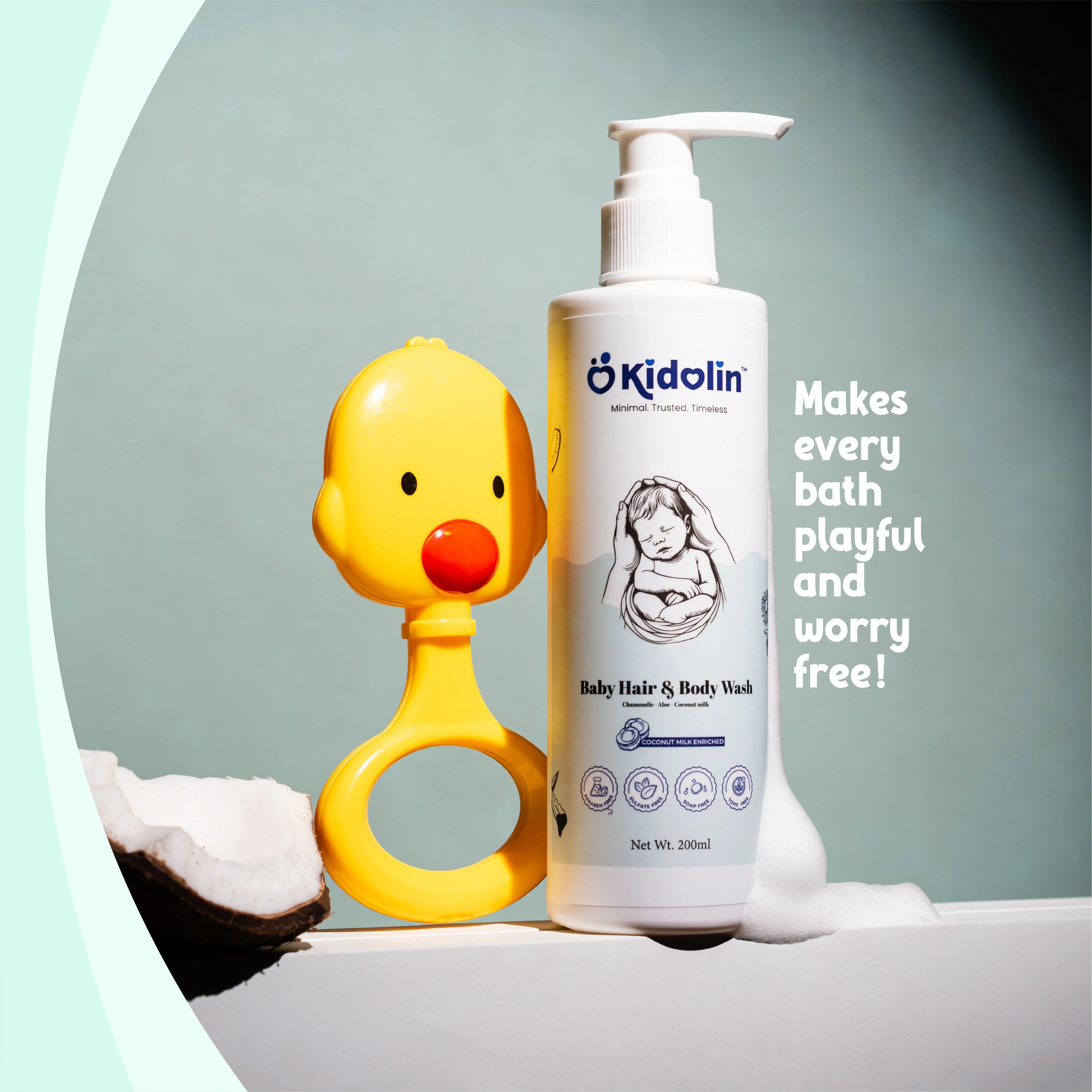 Kidolin Baby Hair And Body Wash