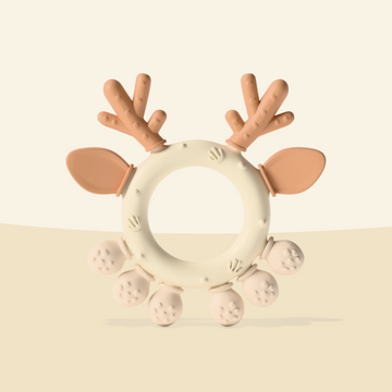 Kidolin Deer Teether for Babies | Food Grade Silicone | BPA Free